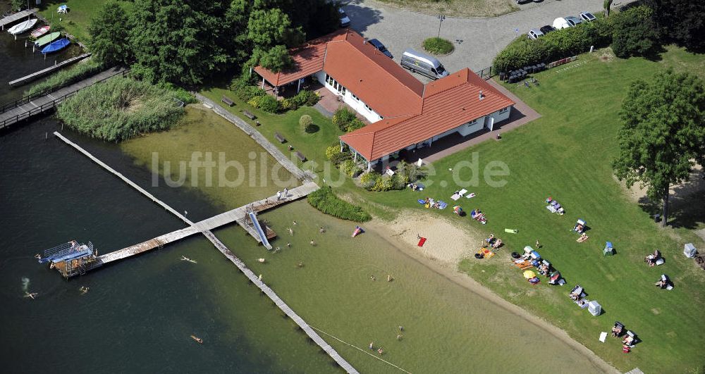 Luftaufnahme Storkow - Strandbad Storkow