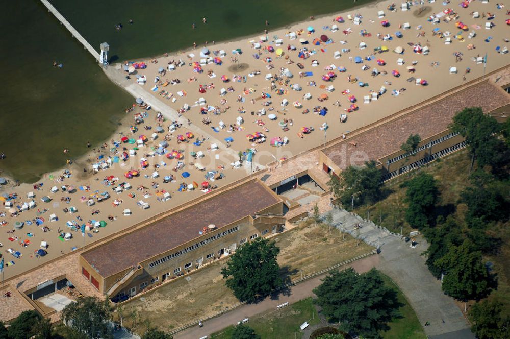 Berlin aus der Vogelperspektive: Strandbad Wannsee in Berlin