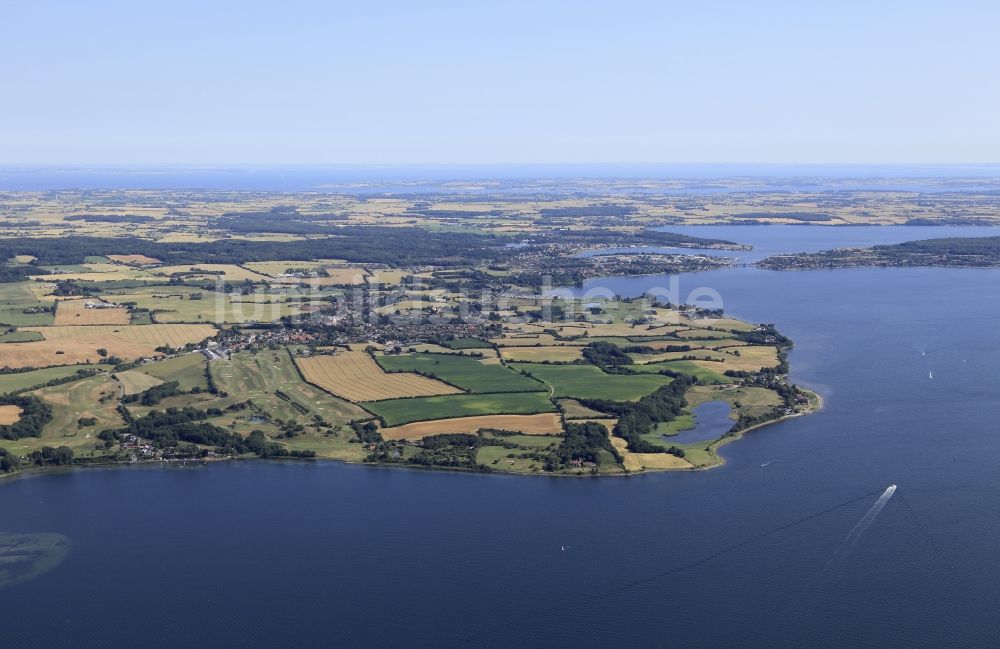 Luftbild Gråsten - Stranderöd, südwestlich Graasten in Dänemark