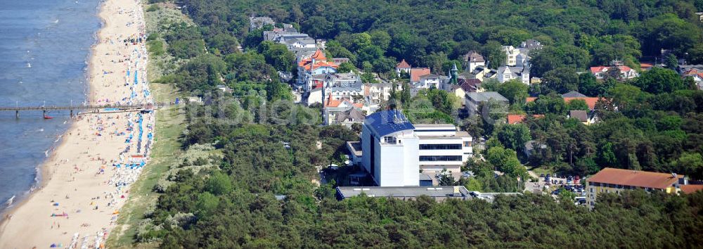 Zinnowitz von oben - Strandhotel Baltic Hotel in Zinnowitz in Mecklenburg-Vorpommern