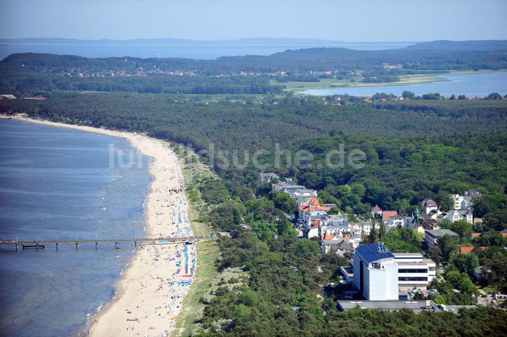 Zinnowitz aus der Vogelperspektive: Strandhotel Baltic Hotel in Zinnowitz in Mecklenburg-Vorpommern