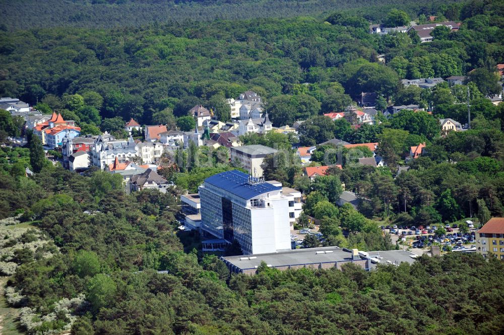 Luftaufnahme Zinnowitz - Strandhotel Baltic Hotel in Zinnowitz in Mecklenburg-Vorpommern