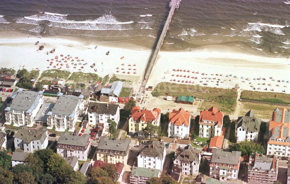 Zinnowitz / Usedom von oben - Strandpromenade Zinnowitz