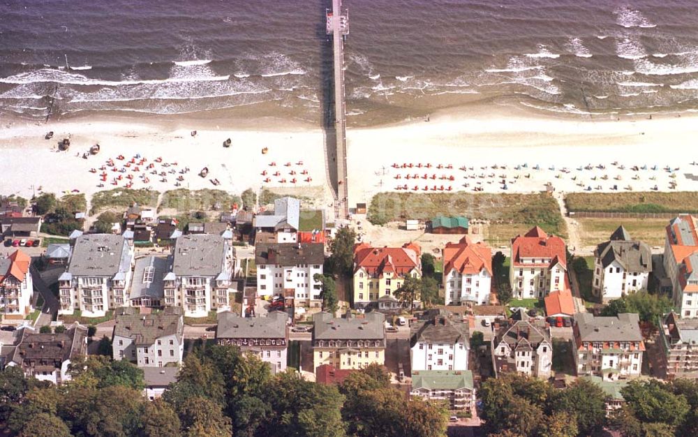 Zinnowitz / Usedom aus der Vogelperspektive: Strandpromenade Zinnowitz