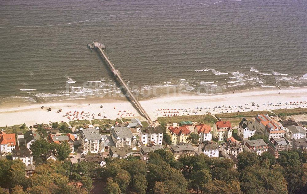 Luftbild Zinnowitz / Usedom - Strandpromenade Zinnowitz