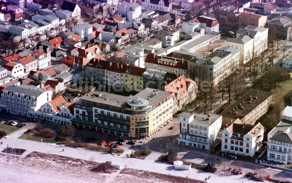 Luftbild Rostock / MV - Strandpromenadenbereich in Rostock.