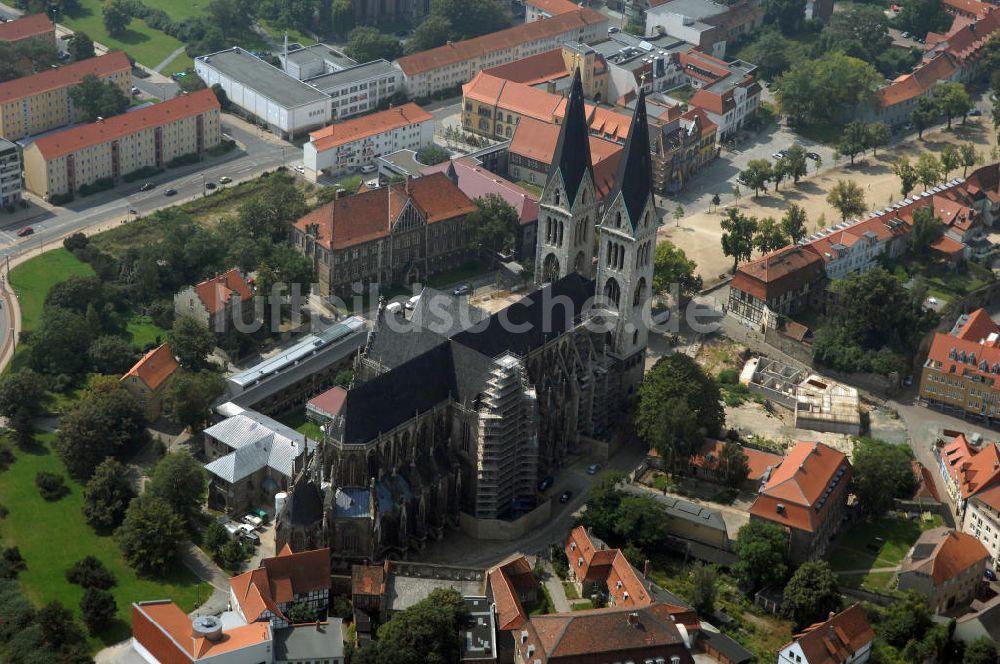 Halberstadt von oben - Strasse der Romanik in Sachsen-Anhalt