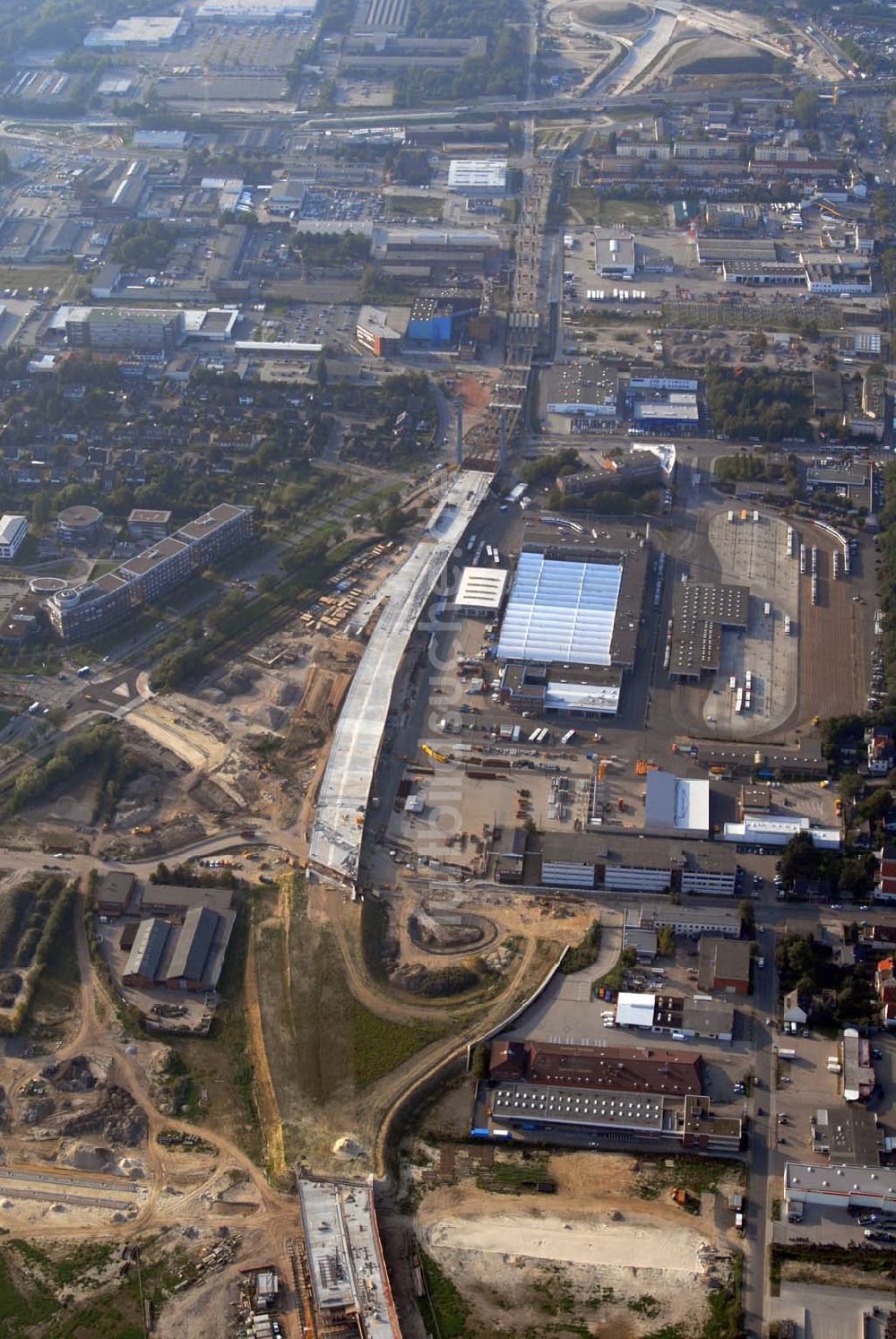 Luftaufnahme Bremen - Straßenbahndepot Sebaldsbrück