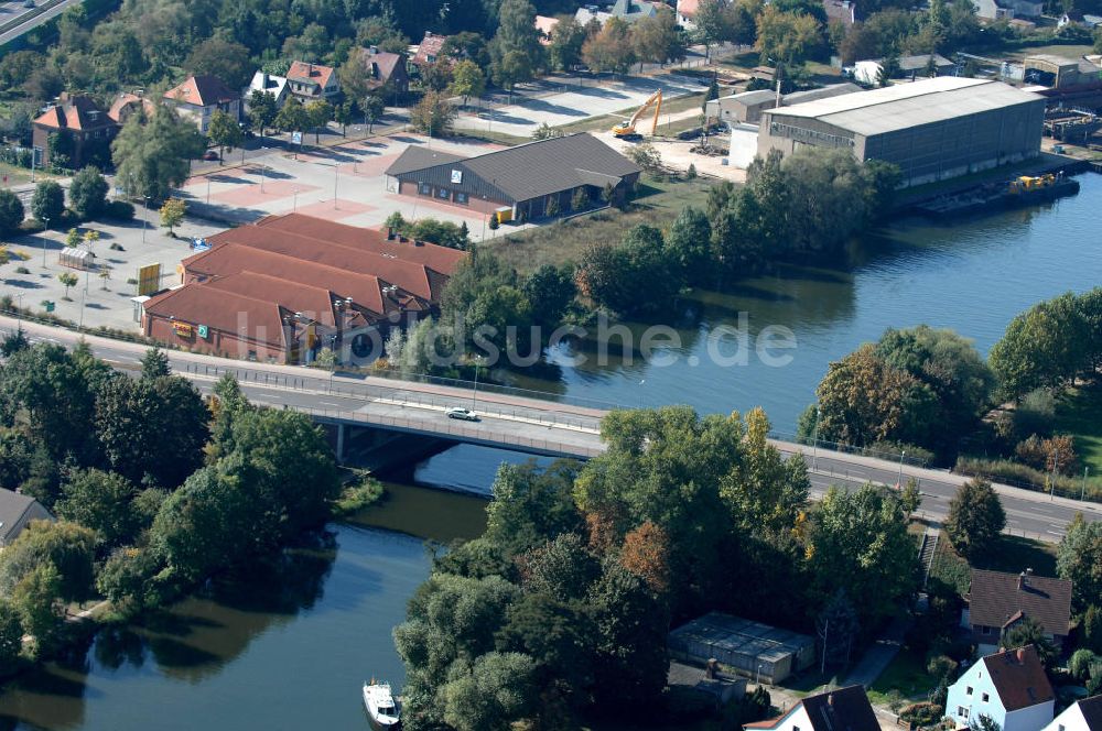 Luftaufnahme GENTHIN - Straßenbrücke Genthin