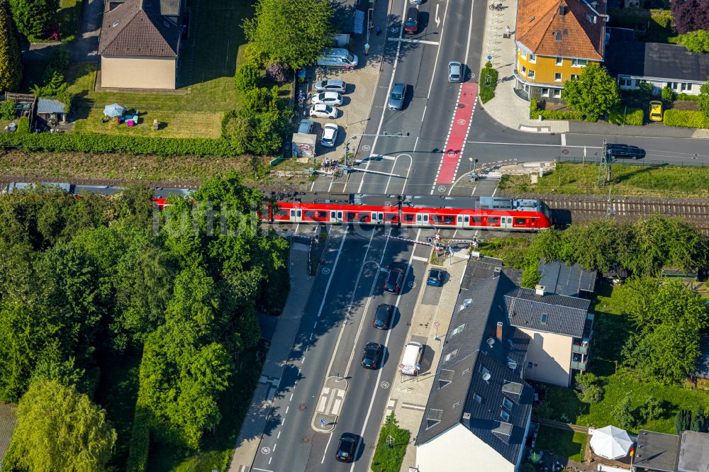 Luftbild Witten - Straßenführung in Witten im Bundesland Nordrhein-Westfalen, Deutschland