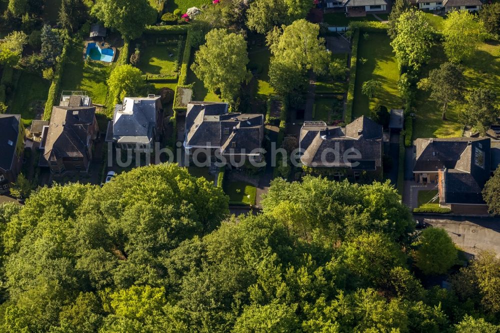 Luftaufnahme Hagen - Straßenzug mit Jugendstilhäuser in Hagen - Emst im Bundesland Nordrhein-Westfalen