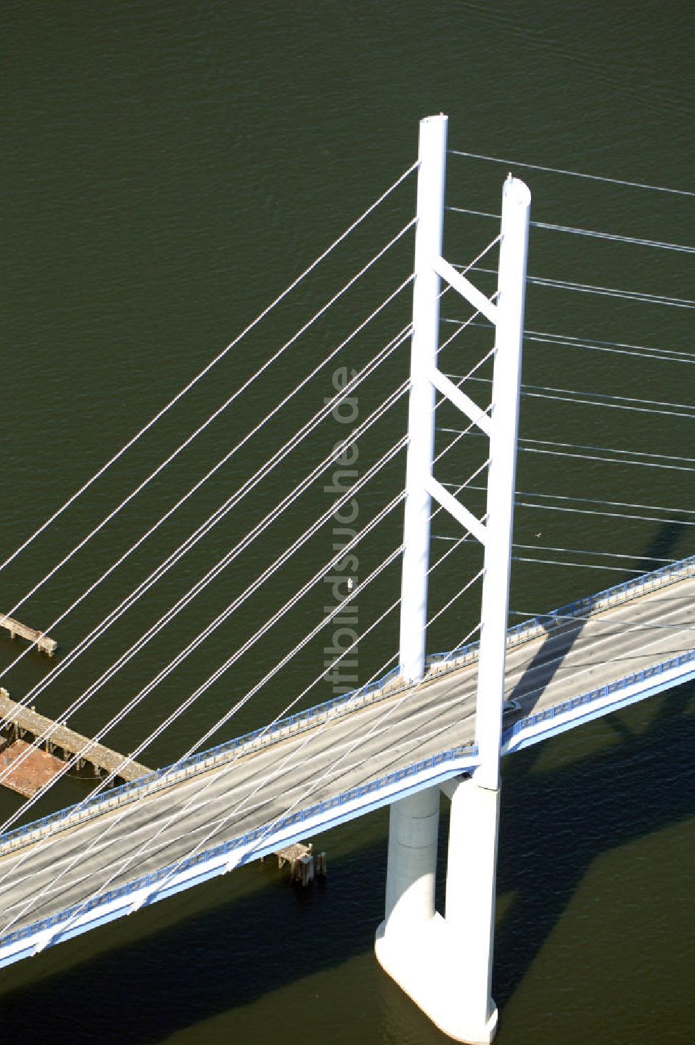 Stralsund aus der Vogelperspektive: Strelasundquerung und Rügendamm- Brücke der Insel Rügen