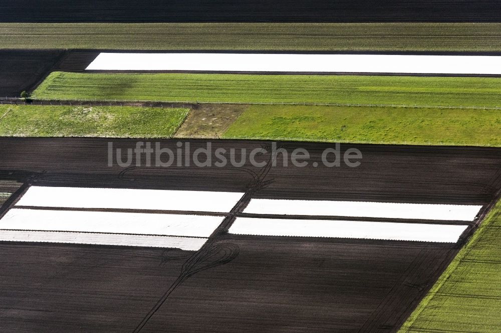 Luftbild Hallbergmoos - Strukturen auf landwirtschaftlichen Feldern in Hallbergmoos im Bundesland Bayern, Deutschland