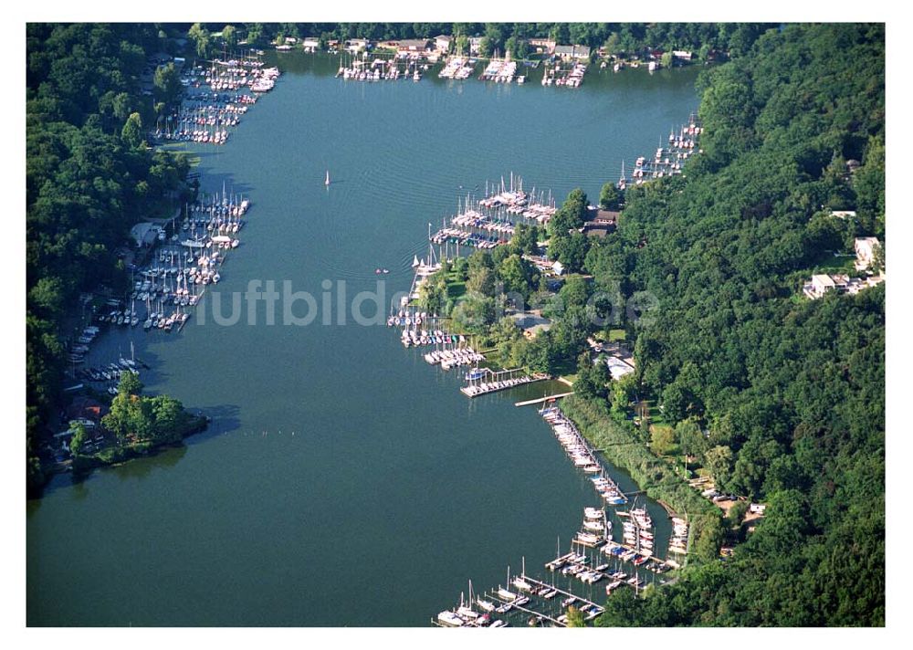 Berlin (Spandau) aus der Vogelperspektive: Stößensee - Berlin (Spandau)