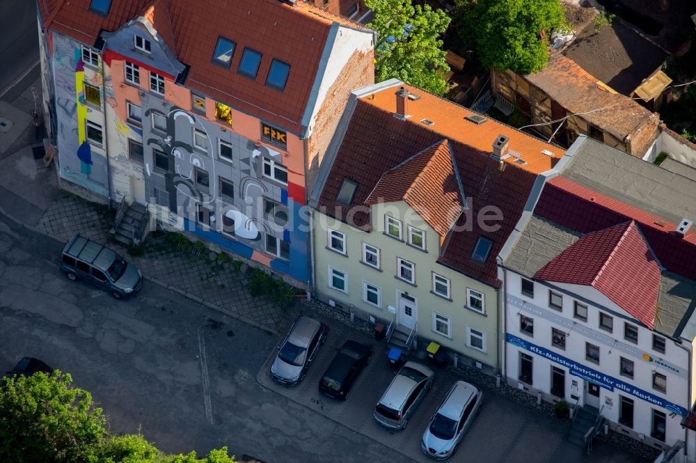 Luftbild Erfurt - Studenten- Wohnheim - Gebäude der CGE Erfurt e.V.an der Salinenstraße in Erfurt im Bundesland Thüringen, Deutschland