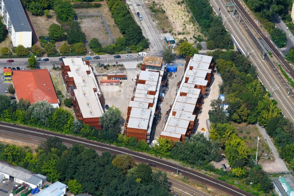 Berlin von oben - Studenten- Wohnheim - Gebäude im Ortsteil Treptow in Berlin, Deutschland