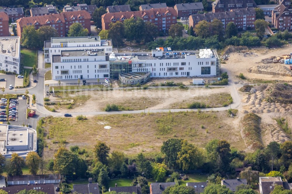 Luftbild Hamm - Studenten- Wohnheim - Gebäude SCI:Q CampusLiving in Hamm im Bundesland Nordrhein-Westfalen, Deutschland