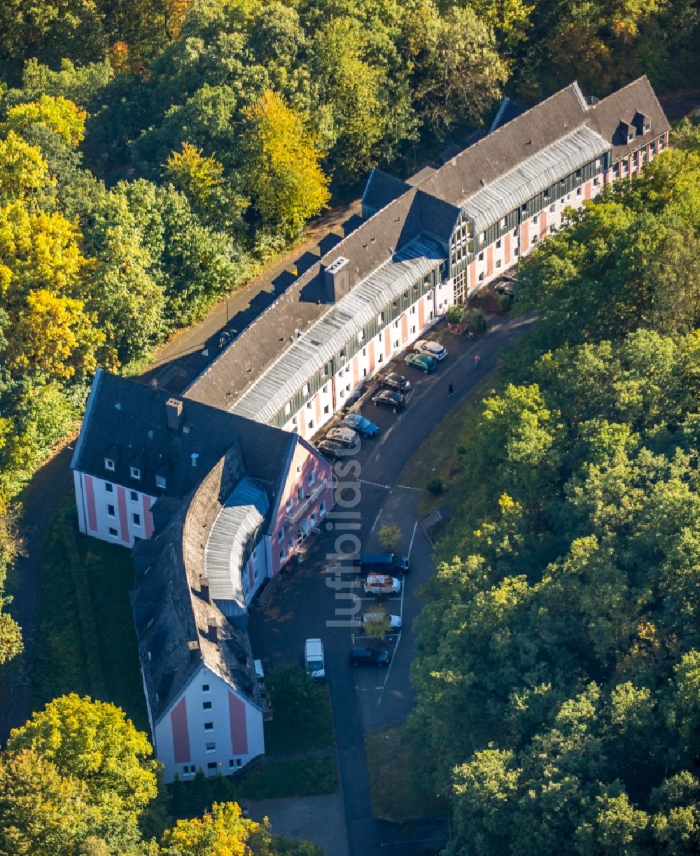 Luftaufnahme Siegen - Studenten- Wohnheim - Gebäude des Studentenwerks Siegen in Siegen im Bundesland Nordrhein-Westfalen