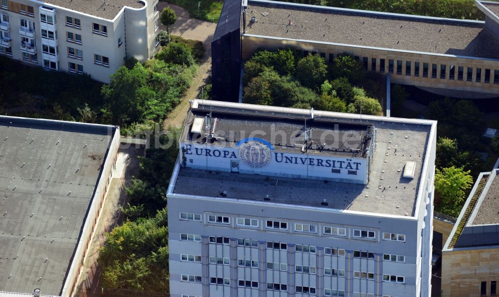 Luftaufnahme Frankfurt (Oder) - Studentenwohnanlage der Europa-Universität Viadrina Frankfurt (Oder) im Bundesland Brandenburg