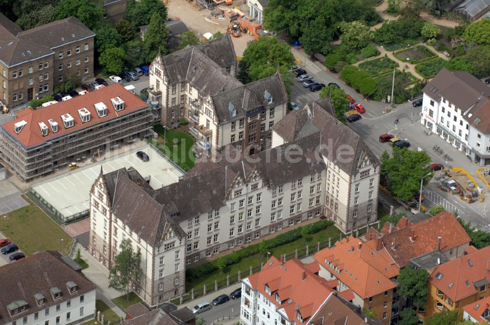 Braunschweig von oben - Studentenwohnheim Humboldtstraße Braunschweig