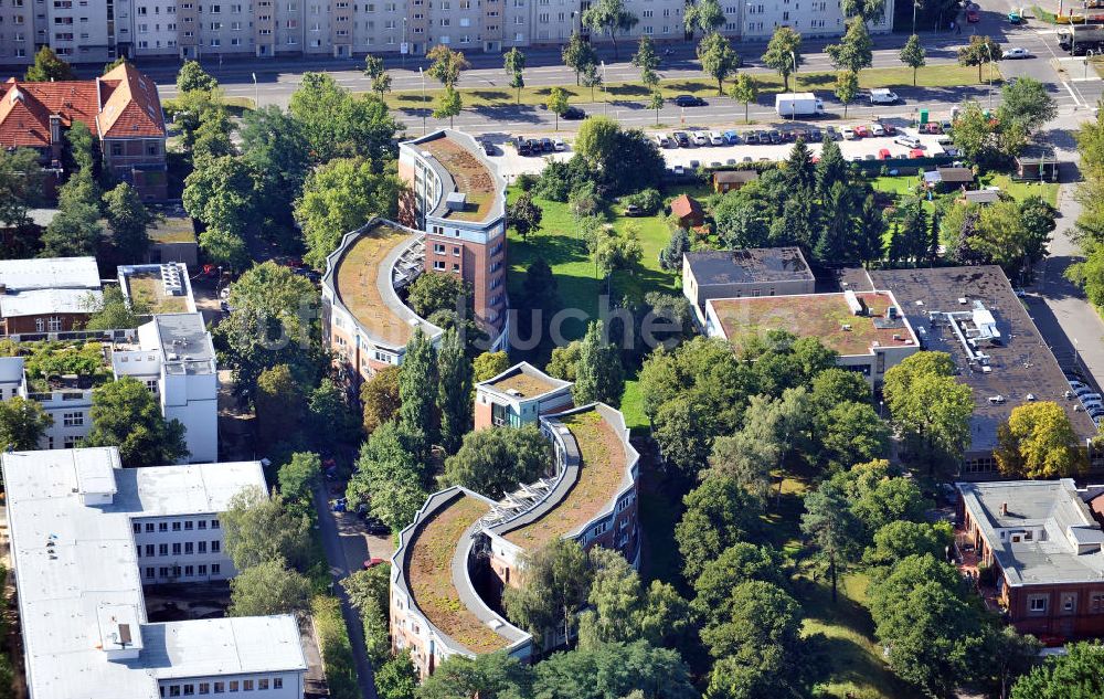 Luftaufnahme Berlin - Studentenwohnheim am Spandauer Damm in Berlin-Charlottenburg