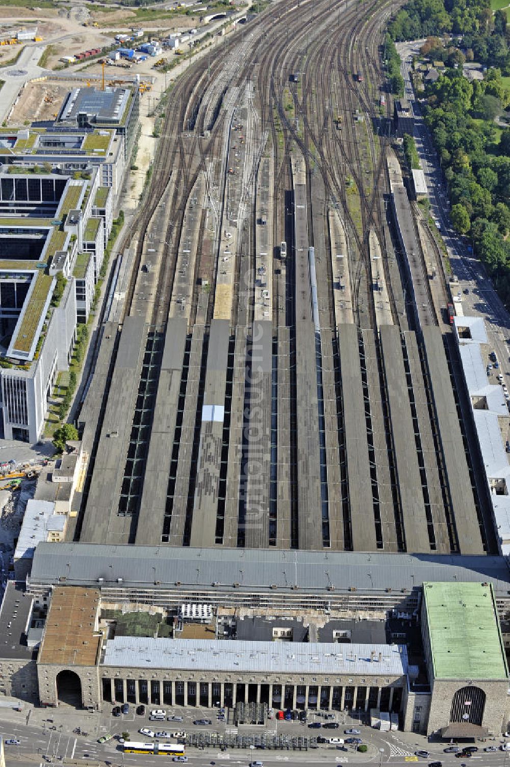 Luftbild Stuttgart - Stuttgarter Hauptbahnhof