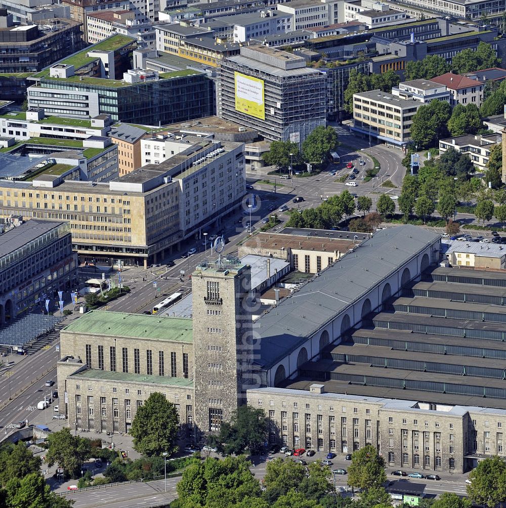 Stuttgart von oben - Stuttgarter Hauptbahnhof