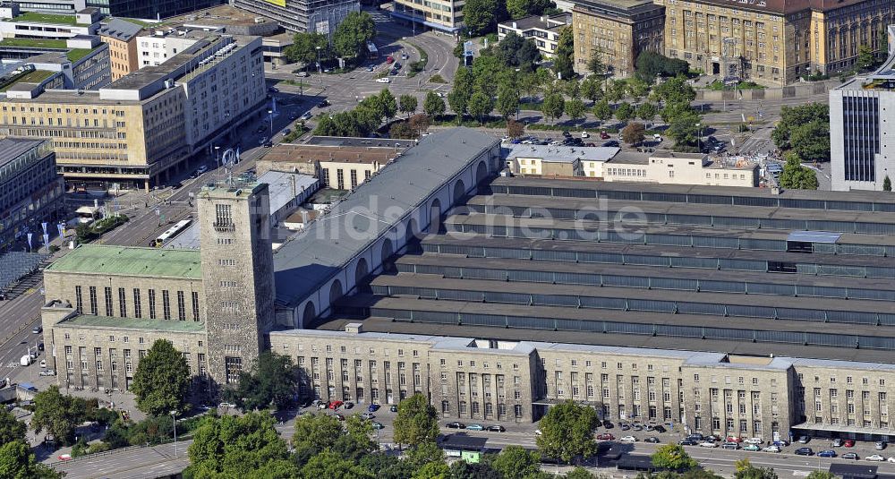 Stuttgart aus der Vogelperspektive: Stuttgarter Hauptbahnhof