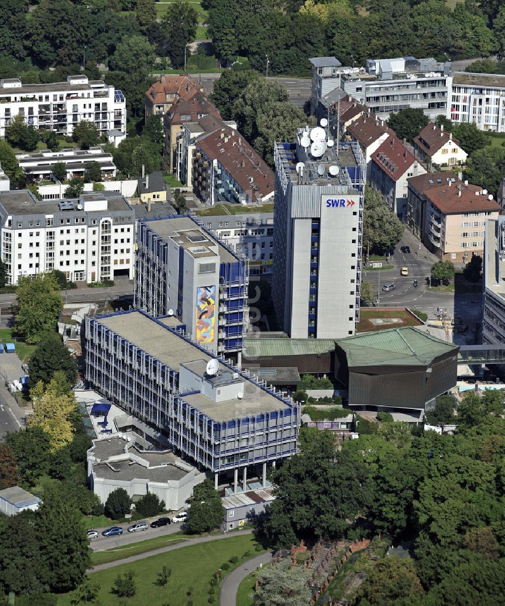 Luftaufnahme Stuttgart - SWR-Funkhaus Stuttgart