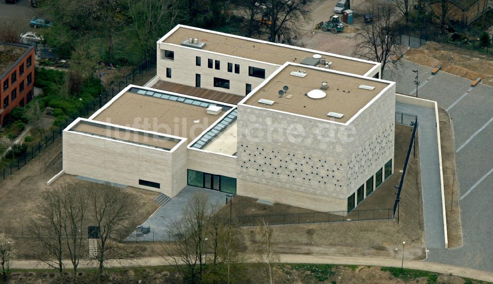 Bochum von oben - Synagoge in Bochum