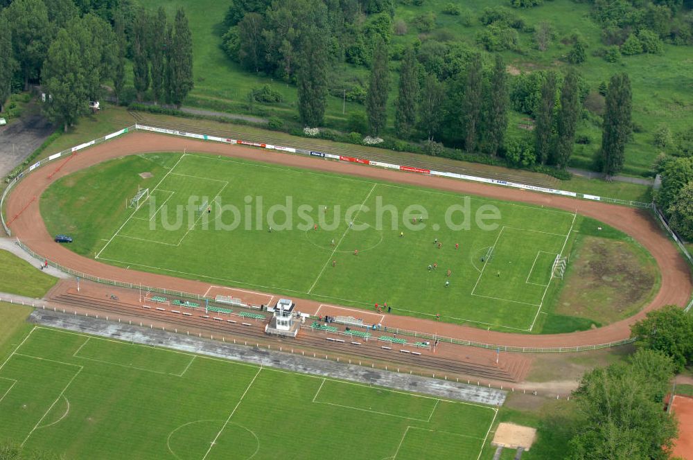 Guben von oben - SZK Sportzentrum Kaltenborner Straße in Guben