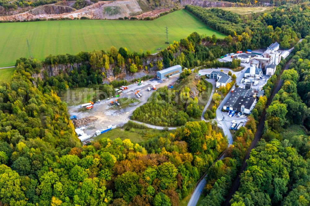 Beckum von oben - Tagebau Beckumer Tagebau in Beckum im Bundesland Nordrhein-Westfalen, Deutschland