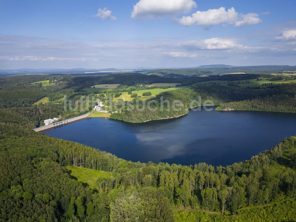 Luftbild Bad Gottleuba-Berggießhübel - Talsperre Gottleuba in Bad Gottleuba-Berggießhübel im Bundesland Sachsen, Deutschland