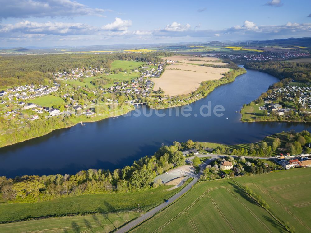 Luftbild Dippoldiswalde - Talsperre Malter in Dippoldiswalde im Bundesland Sachsen, Deutschland