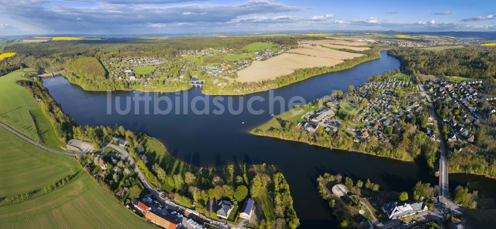 Dippoldiswalde aus der Vogelperspektive: Talsperre Malter in Dippoldiswalde im Bundesland Sachsen, Deutschland