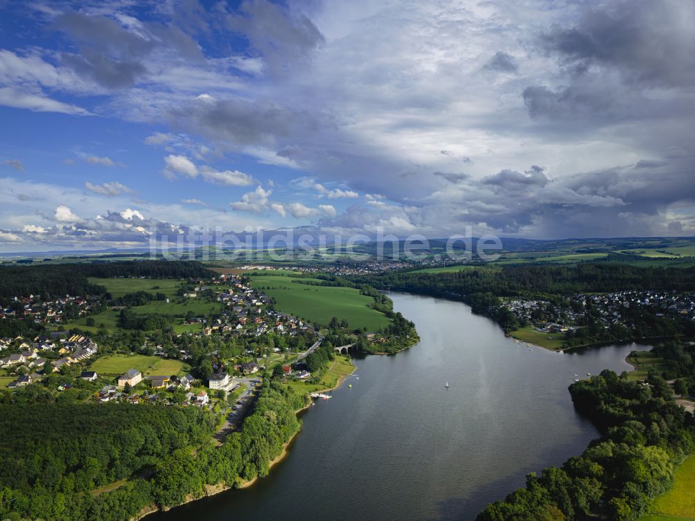 Luftbild Dippoldiswalde - Talsperre Malter in Dippoldiswalde im Bundesland Sachsen, Deutschland