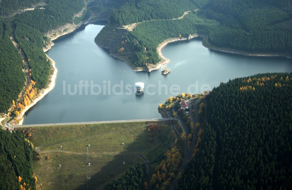 Luftbild Tambach-Dietharz - Talsperre Schmalwasser nahe Tambach-Dietharz in Thüringen