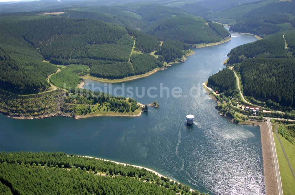 Tambach-Dietharz aus der Vogelperspektive: Talsperre Tambach-Dietharz in Thüringen