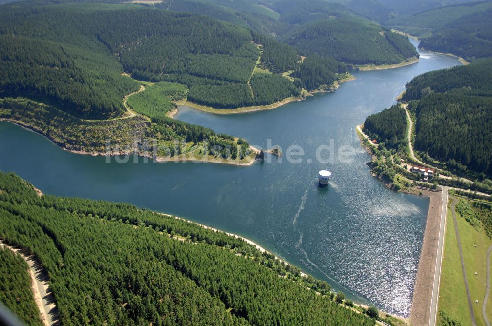 Luftbild Tambach-Dietharz - Talsperre Tambach-Dietharz in Thüringen