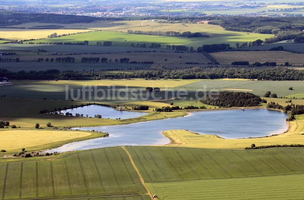 Luftbild Wechmar - Talsperre Wechmar im Bundesland Thüringen