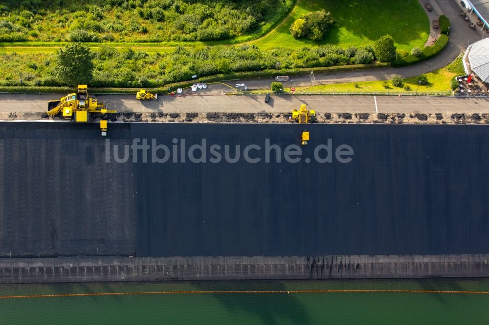 Attendorn von oben - Talsperren - Staudamm und Stausee in Attendorn im Bundesland Nordrhein-Westfalen