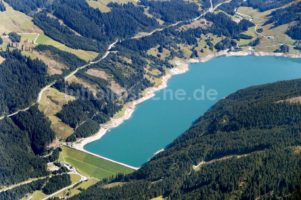 Luftbild Gerlos - Talsperren - Staudamm und Stausee in Gerlos in Österreich