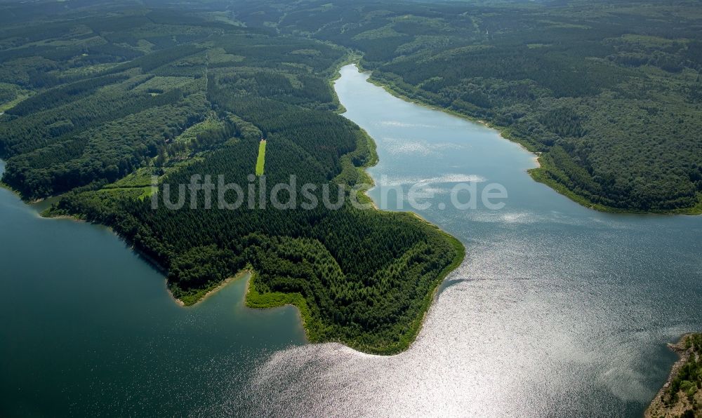 Luftbild Hürtgenwald - Talsperren - Staudamm und Stausee in Hürtgenwald im Bundesland Nordrhein-Westfalen