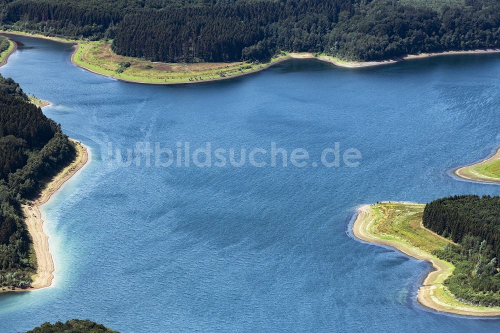 Luftbild Kürten - Talsperren - Staudamm und Stausee in Kürten im Bundesland Nordrhein-Westfalen, Deutschland