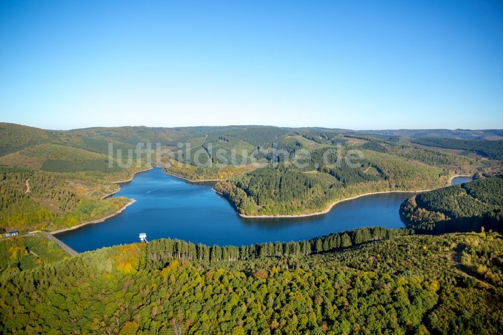 Netphen von oben - Talsperren - Staudamm und Stausee in Netphen im Bundesland Nordrhein-Westfalen