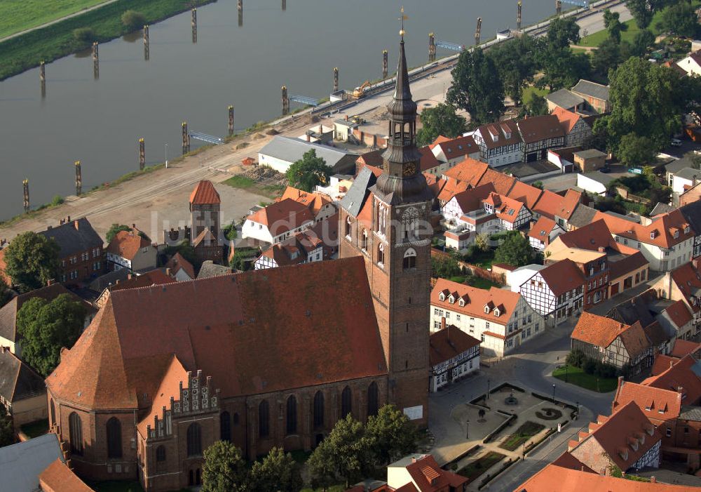 Luftbild Tangermünde - Tangermünde;