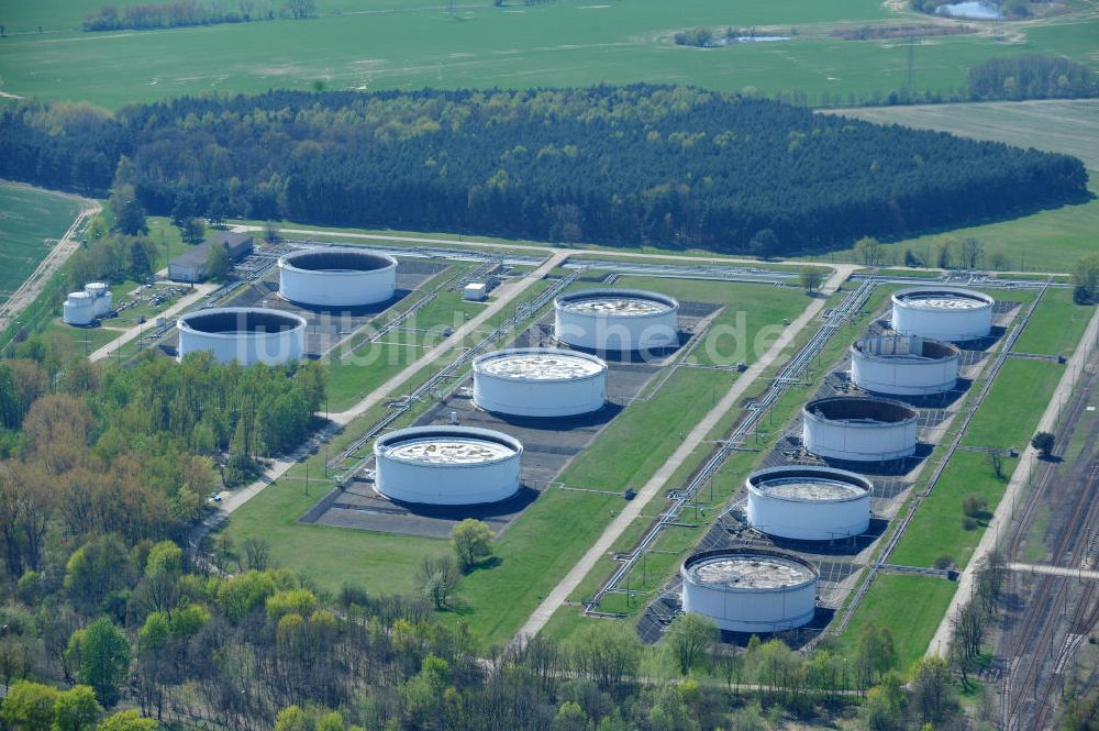 Luftaufnahme Seefeld - Tanklager Seefeld bei Berlin