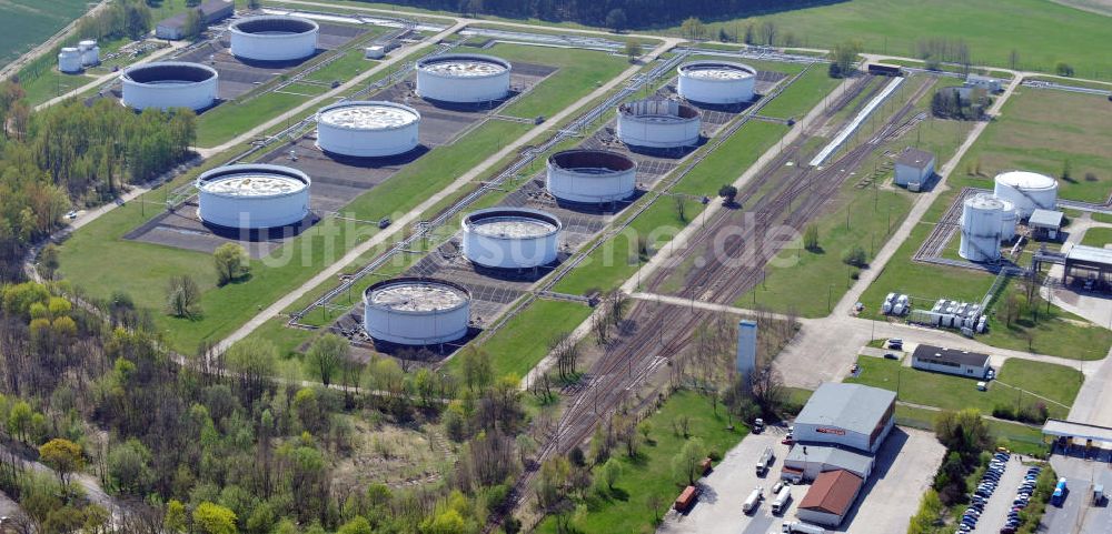 Seefeld von oben - Tanklager Seefeld bei Berlin