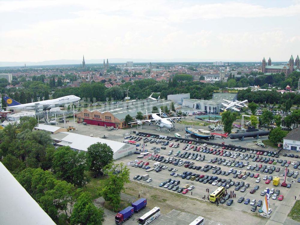 Speyer / Rheinland-Pfalz aus der Vogelperspektive: Technik MUSEUM SPEYER