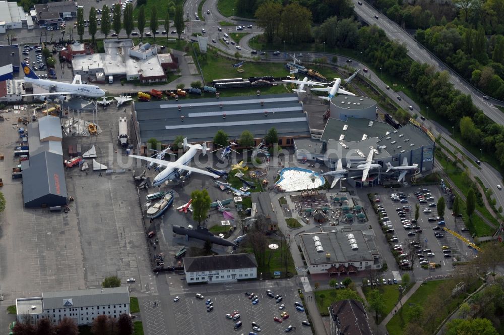 Luftaufnahme Speyer - Technik Museum Speyer im Bundesland Rheinland-Pfalz